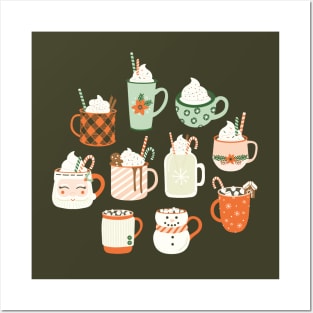 Christmas Hot Chocolate Posters and Art